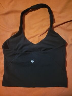 lululemon athletica Black Halter-Style Sports Bra